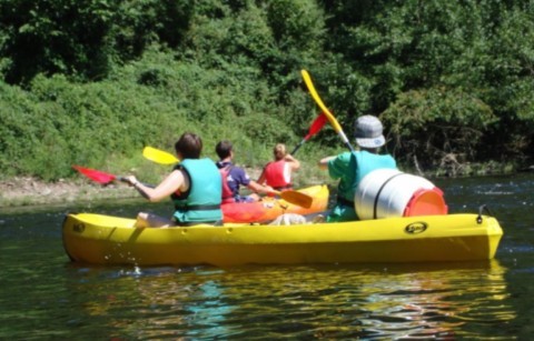 Canoë sur la loire